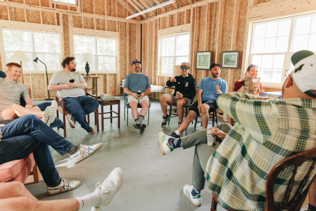 New england summer camp wedding