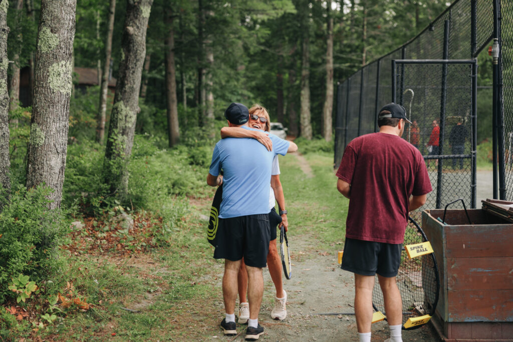 New england summer camp wedding