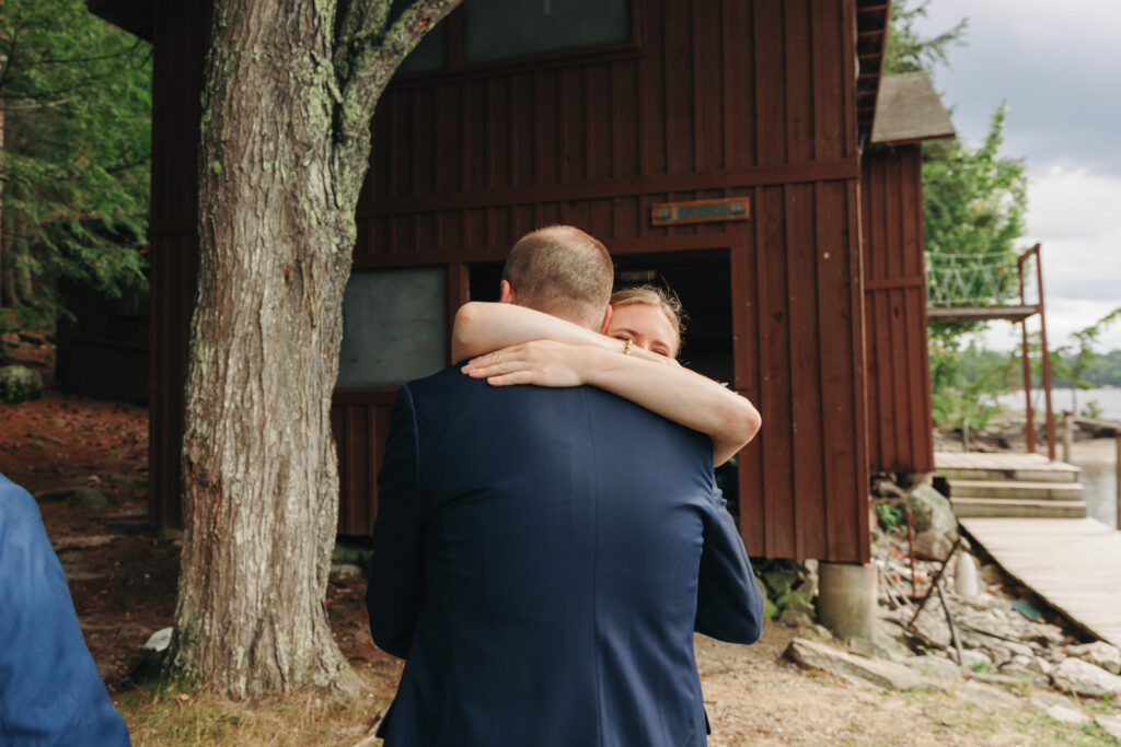 New england summer camp wedding