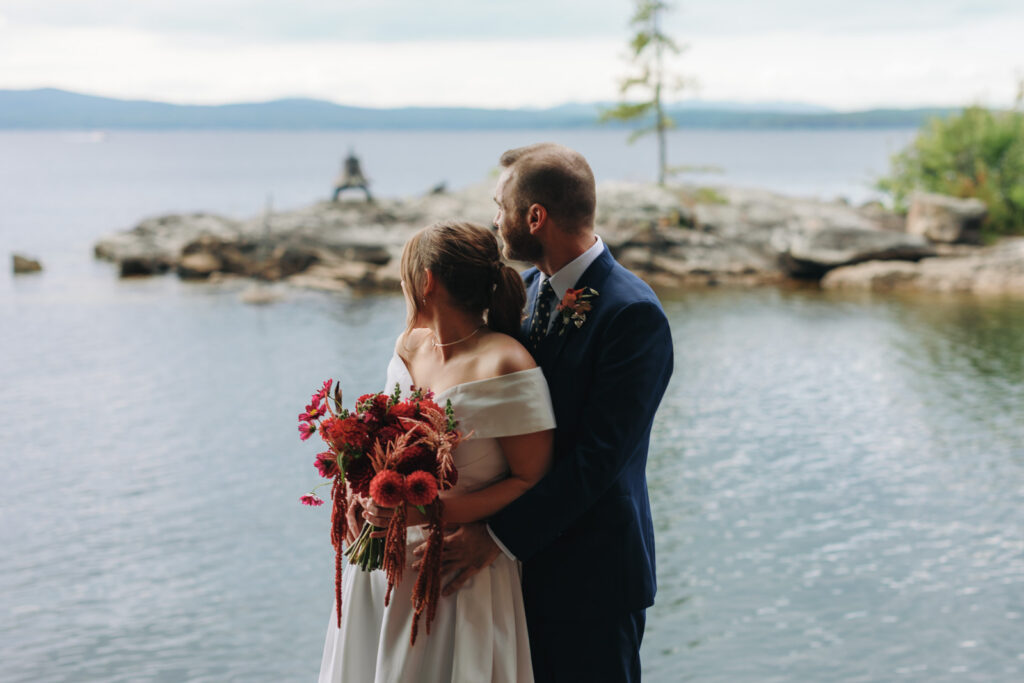 New england summer camp wedding