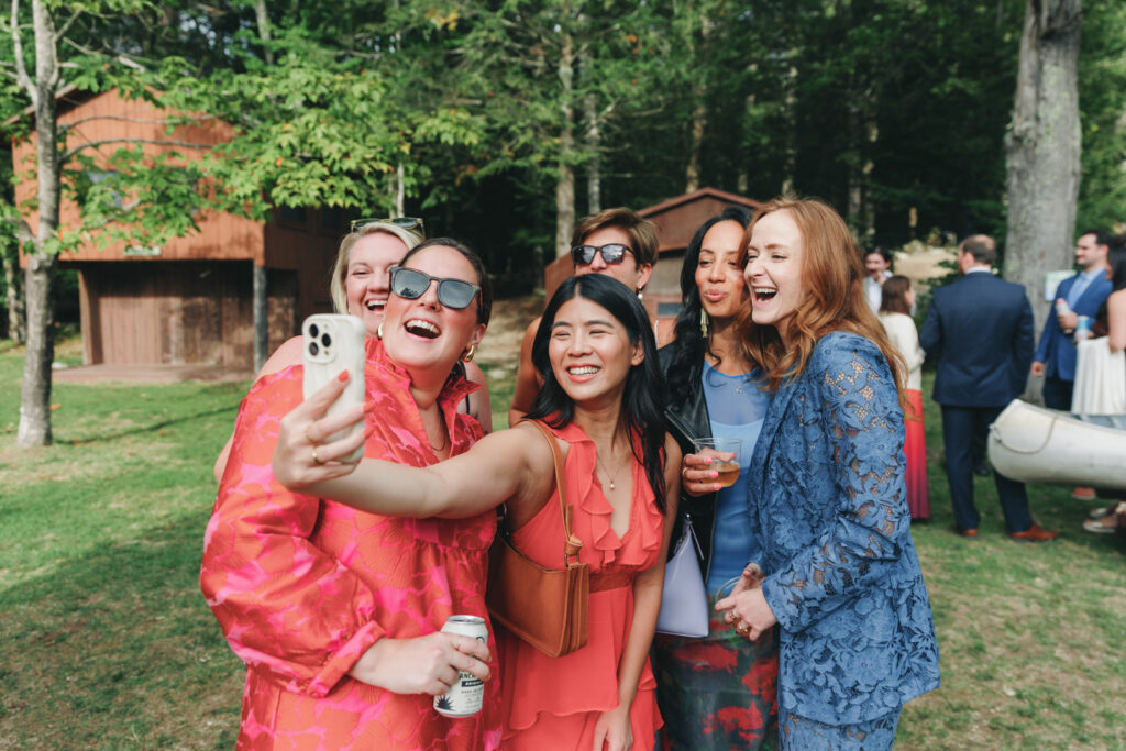 New england summer camp wedding