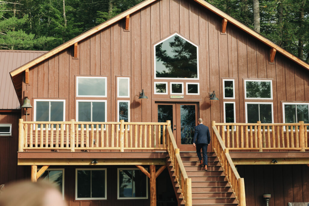 New england summer camp wedding