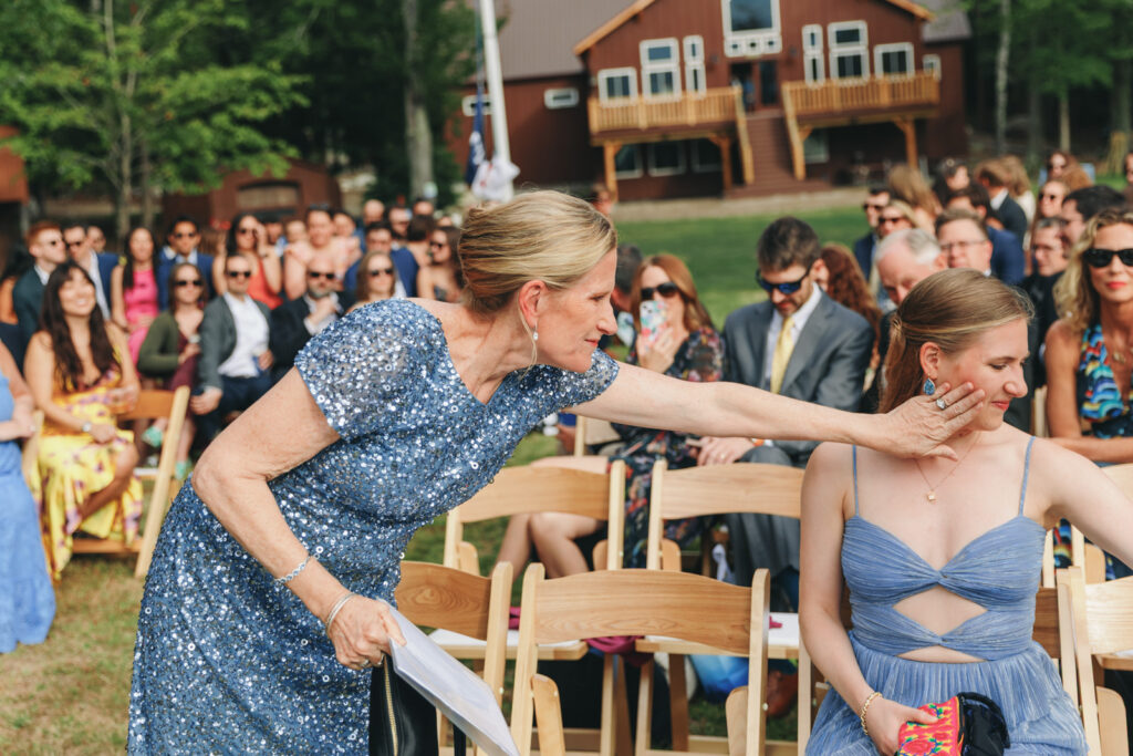 New england summer camp wedding