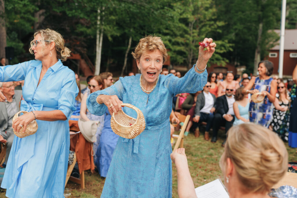 New england summer camp wedding