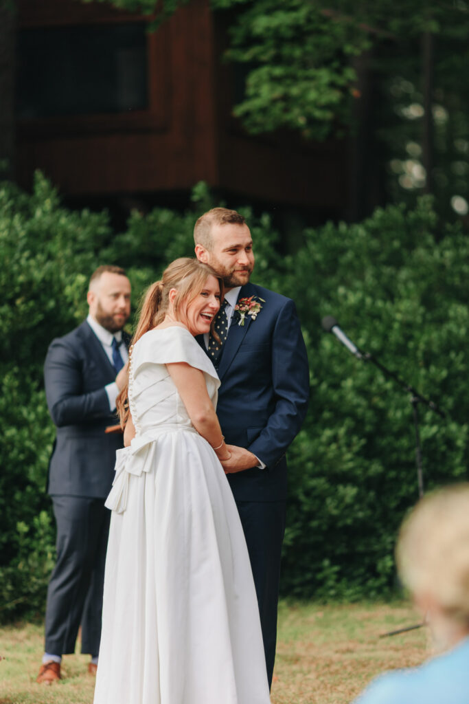 New england summer camp wedding