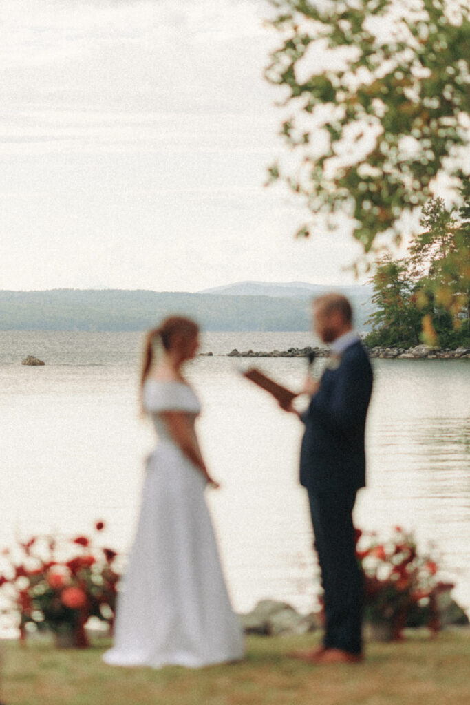 New england summer camp wedding