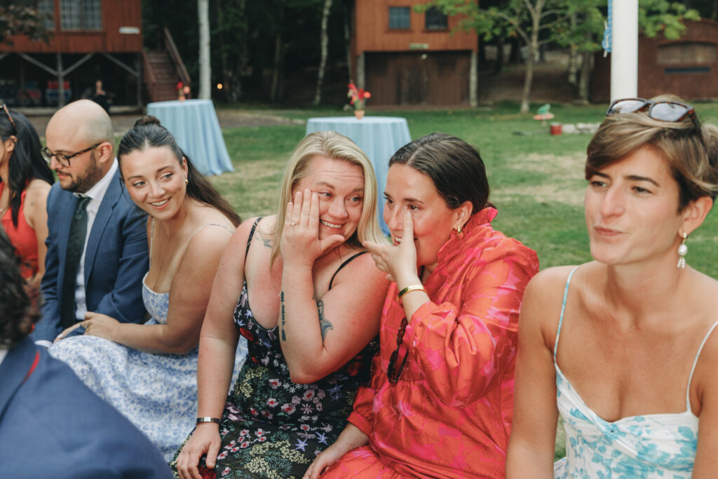 New england summer camp wedding