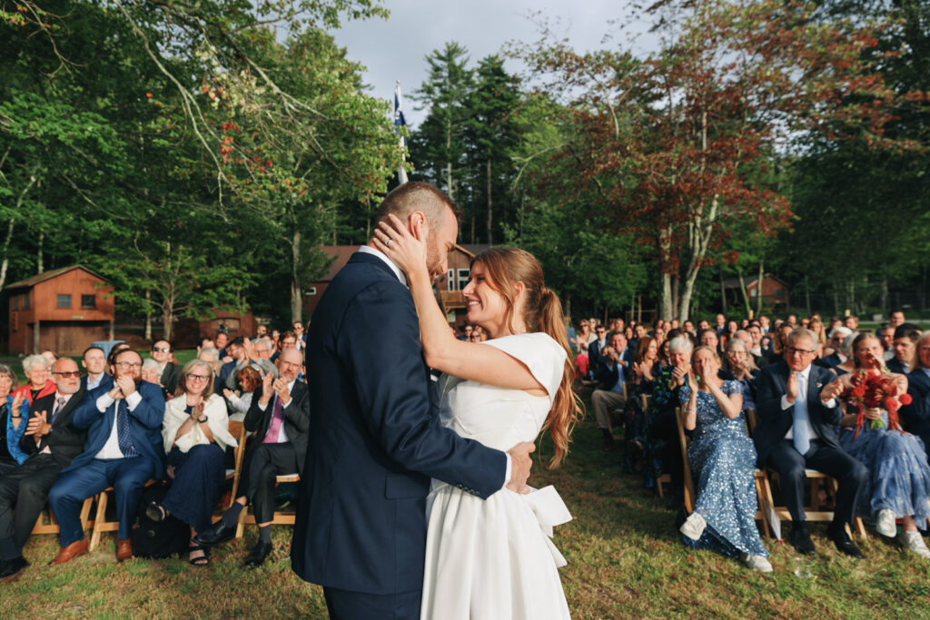 New england summer camp wedding