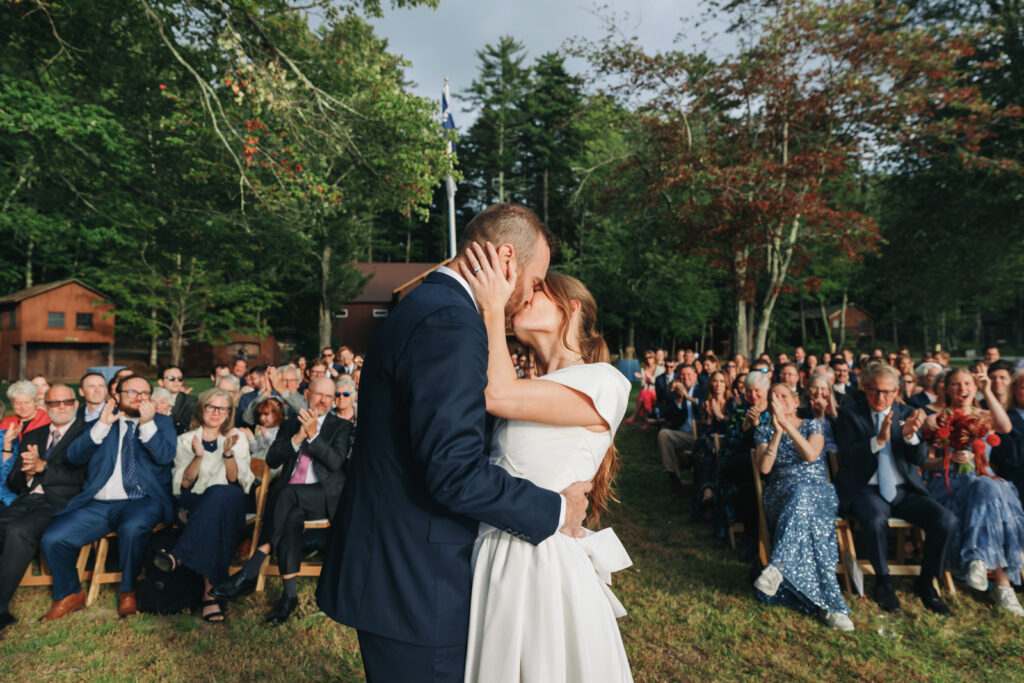 New england summer camp wedding