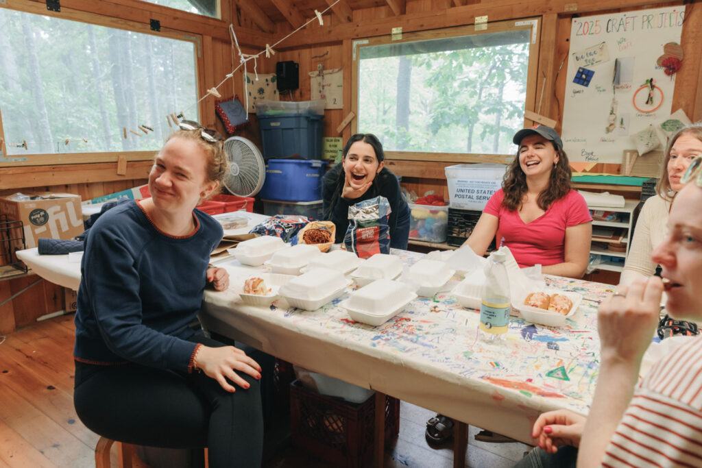 New england summer camp wedding