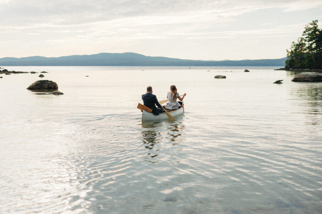 New england summer camp wedding