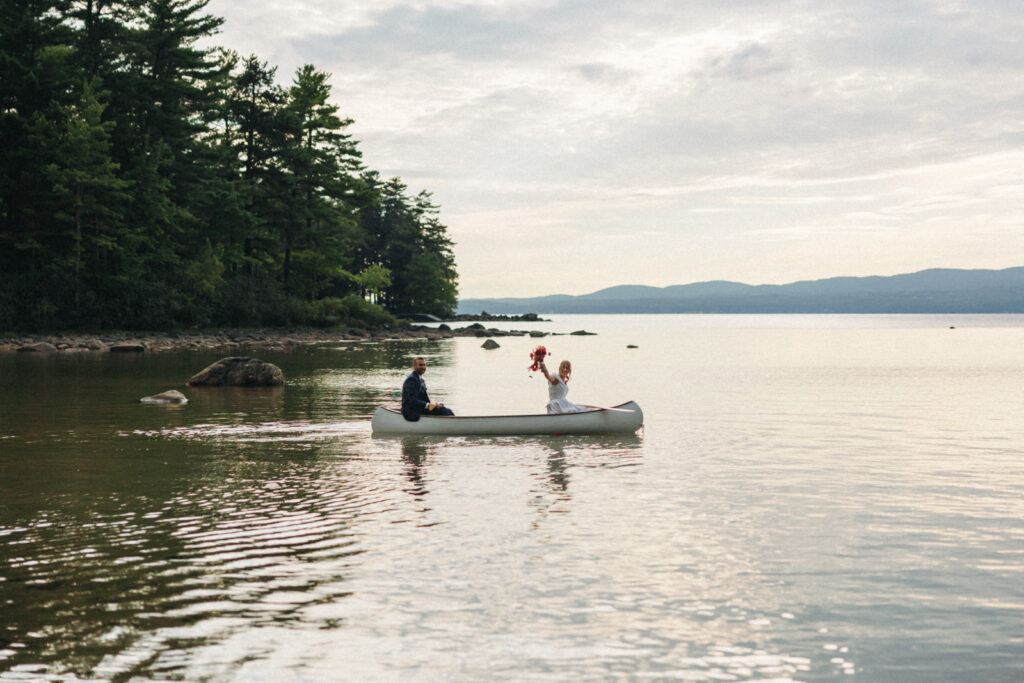 New england summer camp wedding