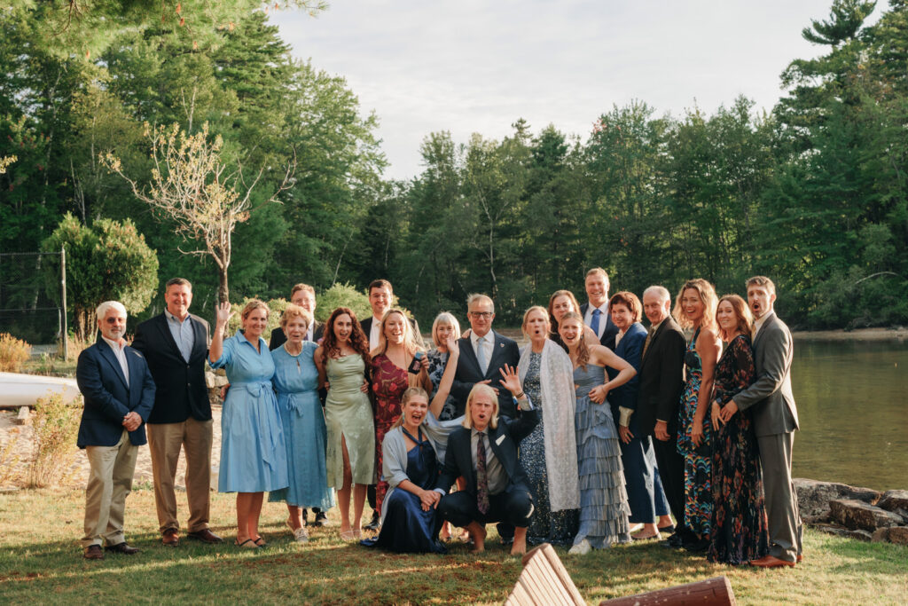 New england summer camp wedding