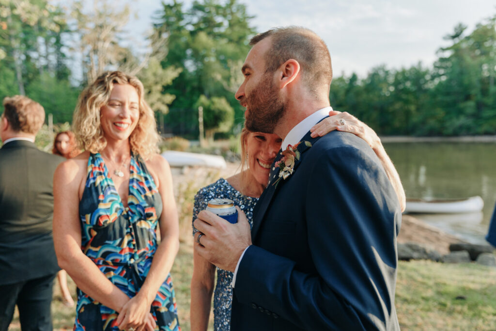 New england summer camp wedding