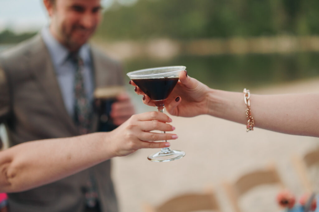New england summer camp wedding