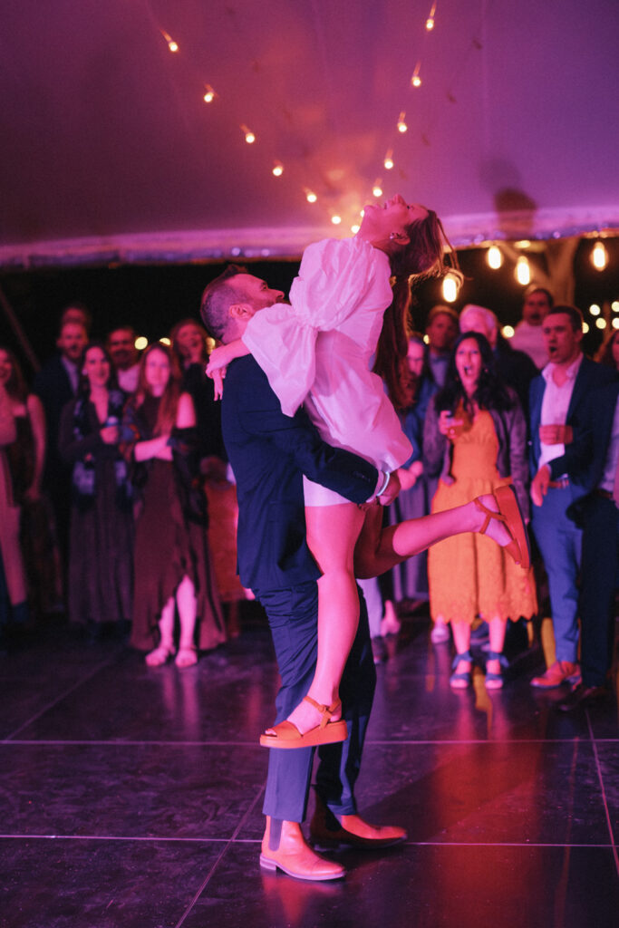 New england summer camp wedding