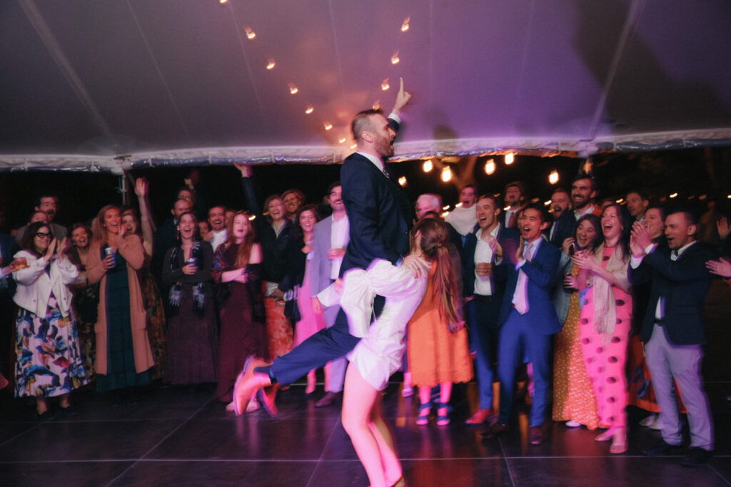 New england summer camp wedding