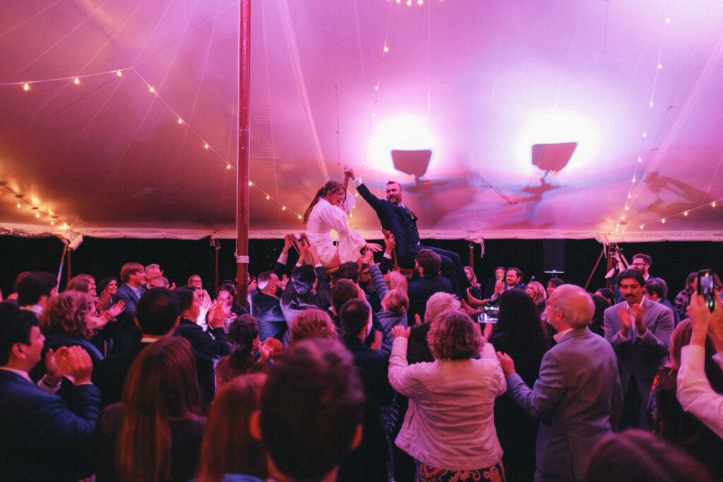 New england summer camp wedding