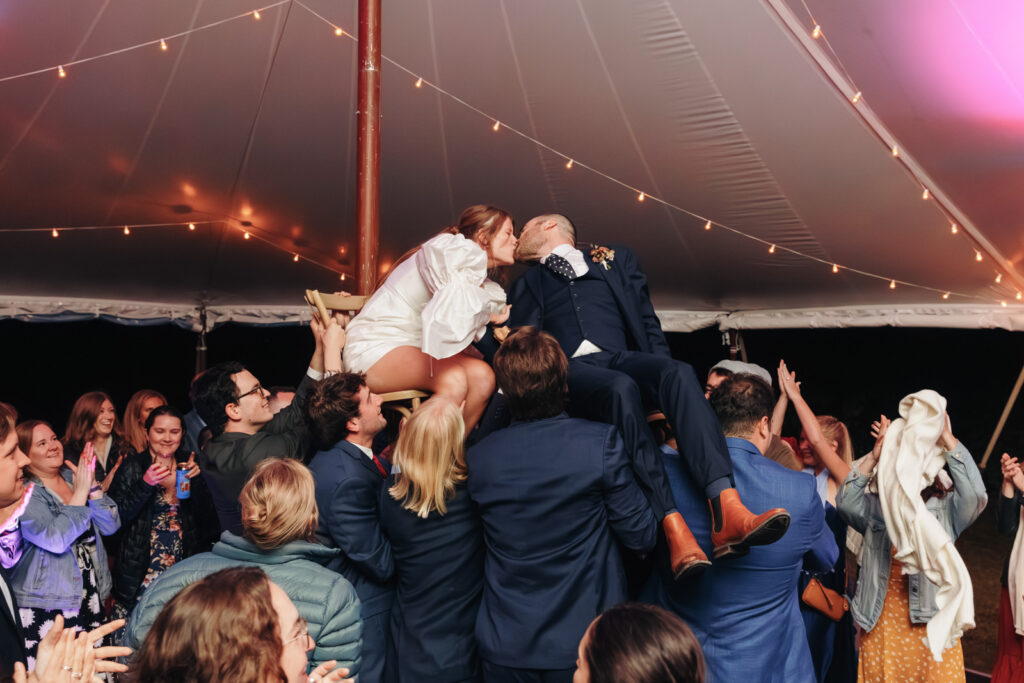 New england summer camp wedding