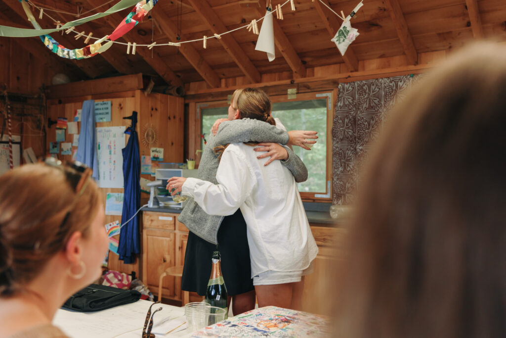 New england summer camp wedding