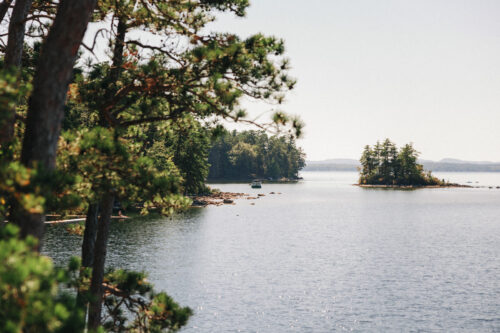 New england summer camp wedding