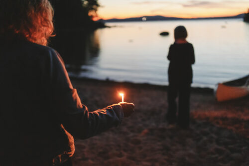 New england summer camp wedding