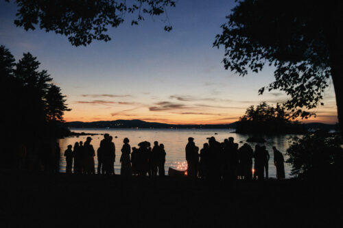 New england summer camp wedding