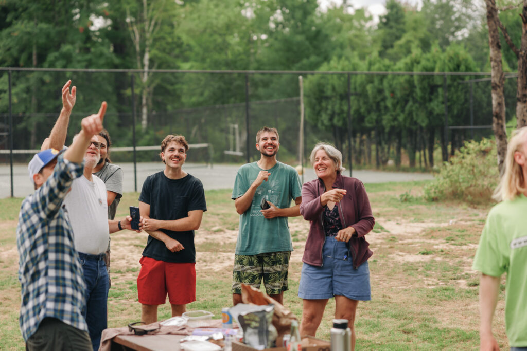 New england summer camp wedding