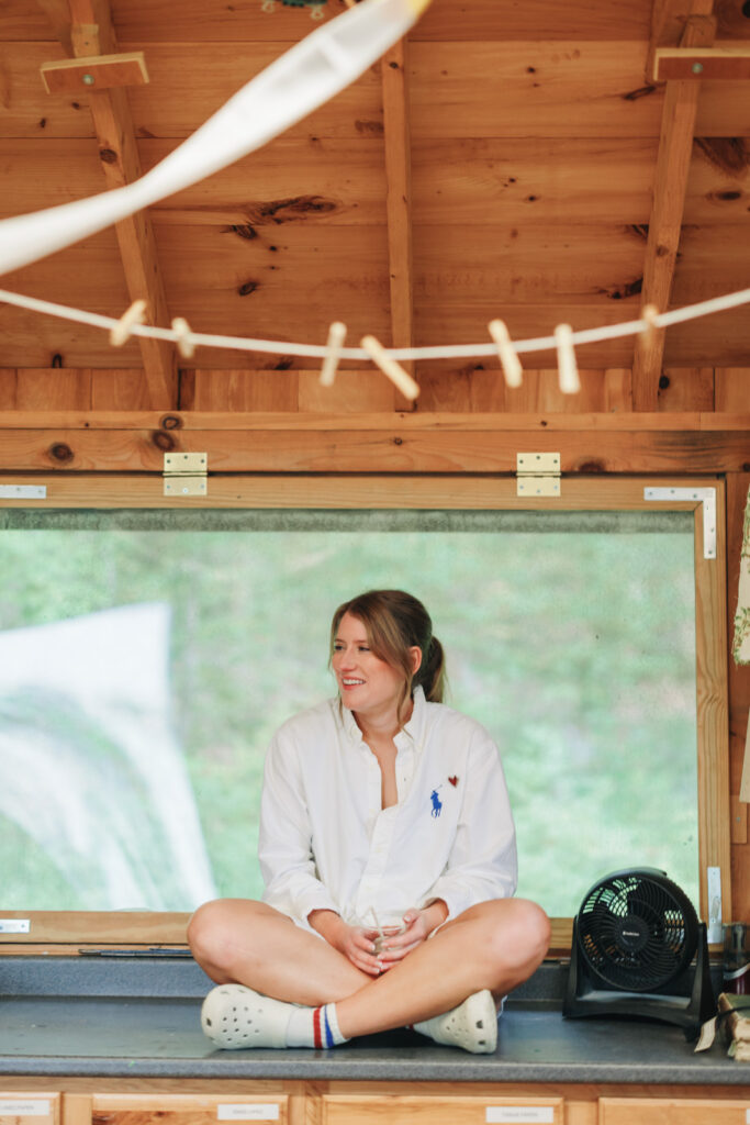 New england summer camp wedding