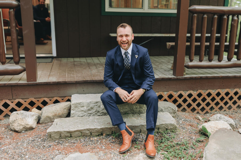 New england summer camp wedding