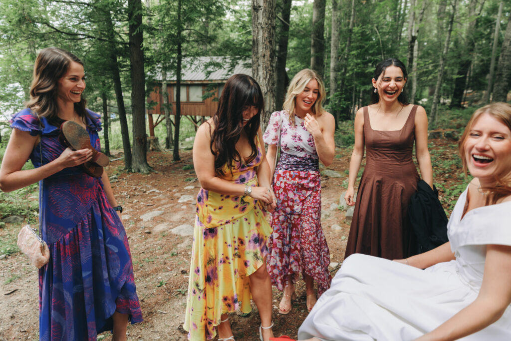 New england summer camp wedding