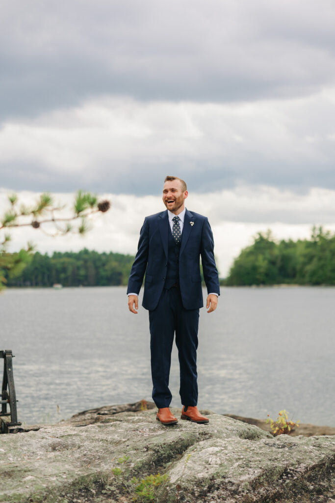 New england summer camp wedding