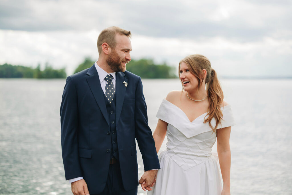 New england summer camp wedding