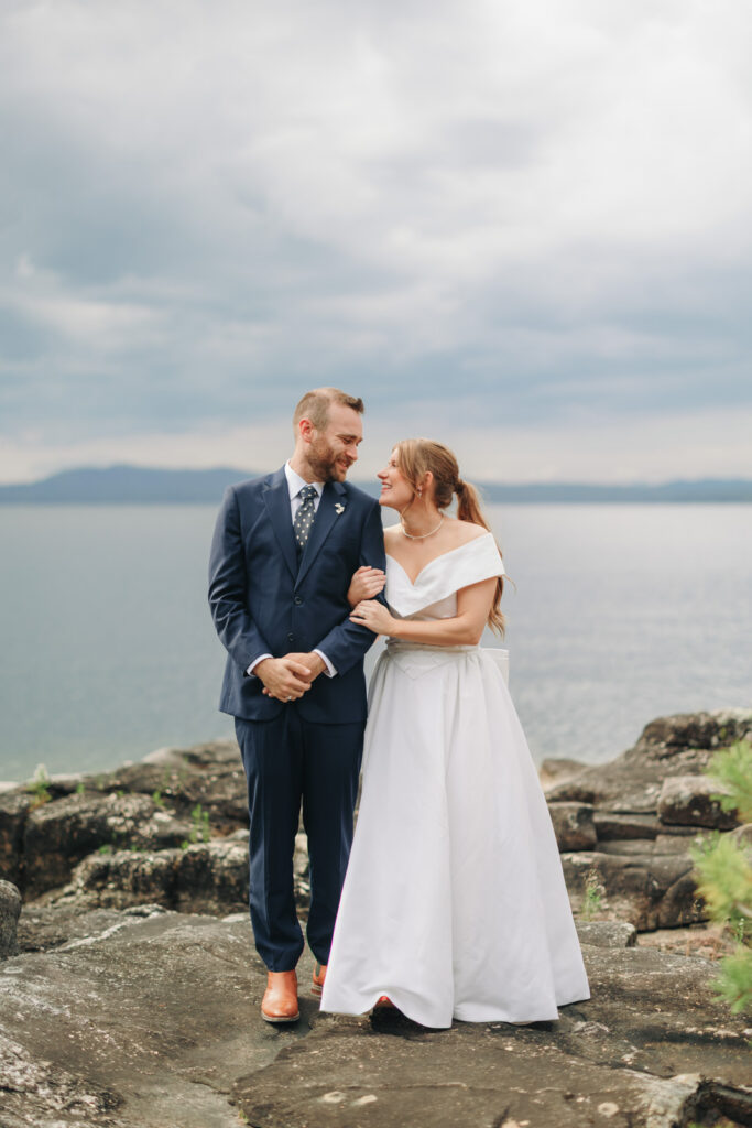 New england summer camp wedding
