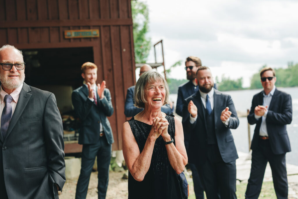New england summer camp wedding